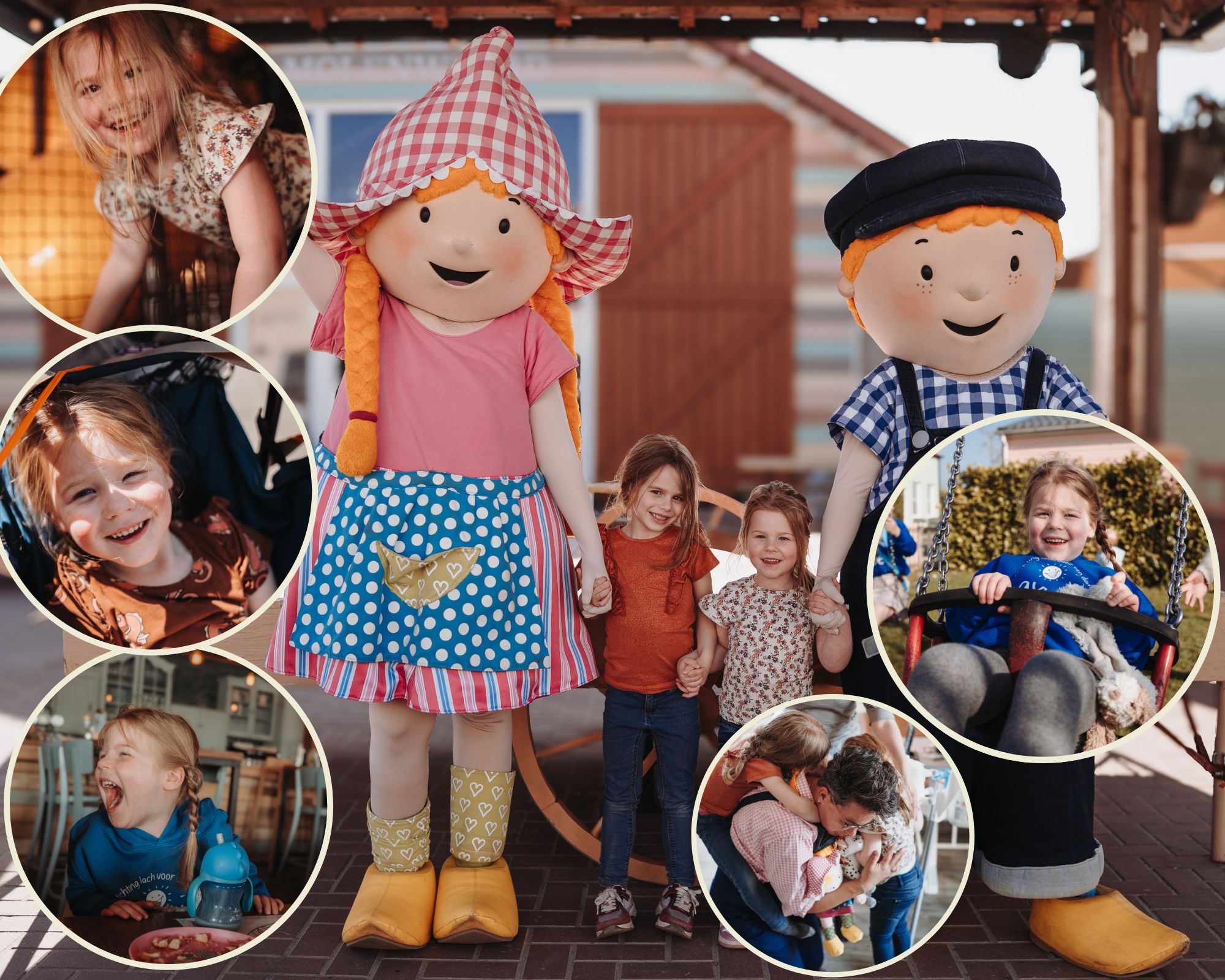 Lauren lach voor een dag collage